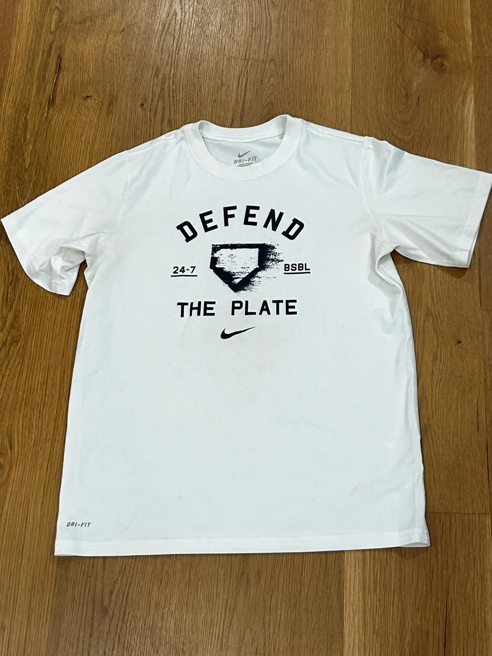 Youth Large Nike Dri-FIT Baseball T-shirt